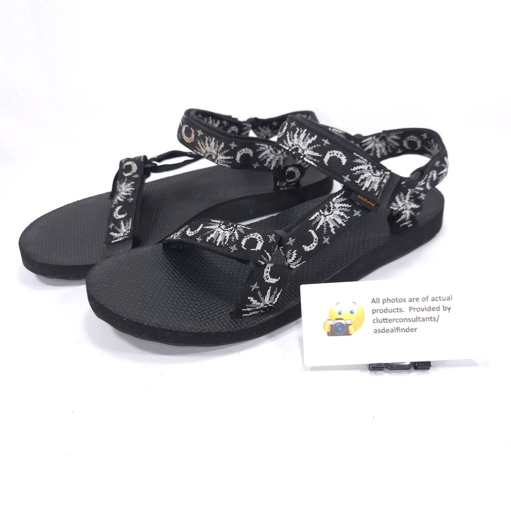 Teva Original Universal Adjustable Outdoor Sandal Womens Size 9 1003987 Black